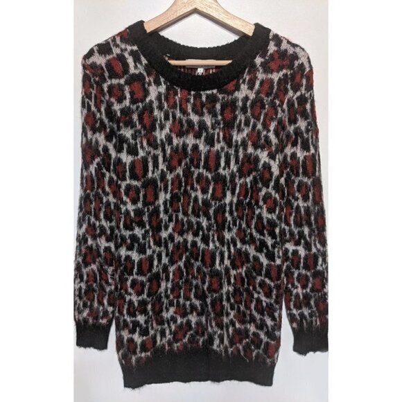 Sandro | Leopard Mohair Knit Sweater - Picture 3 of 8